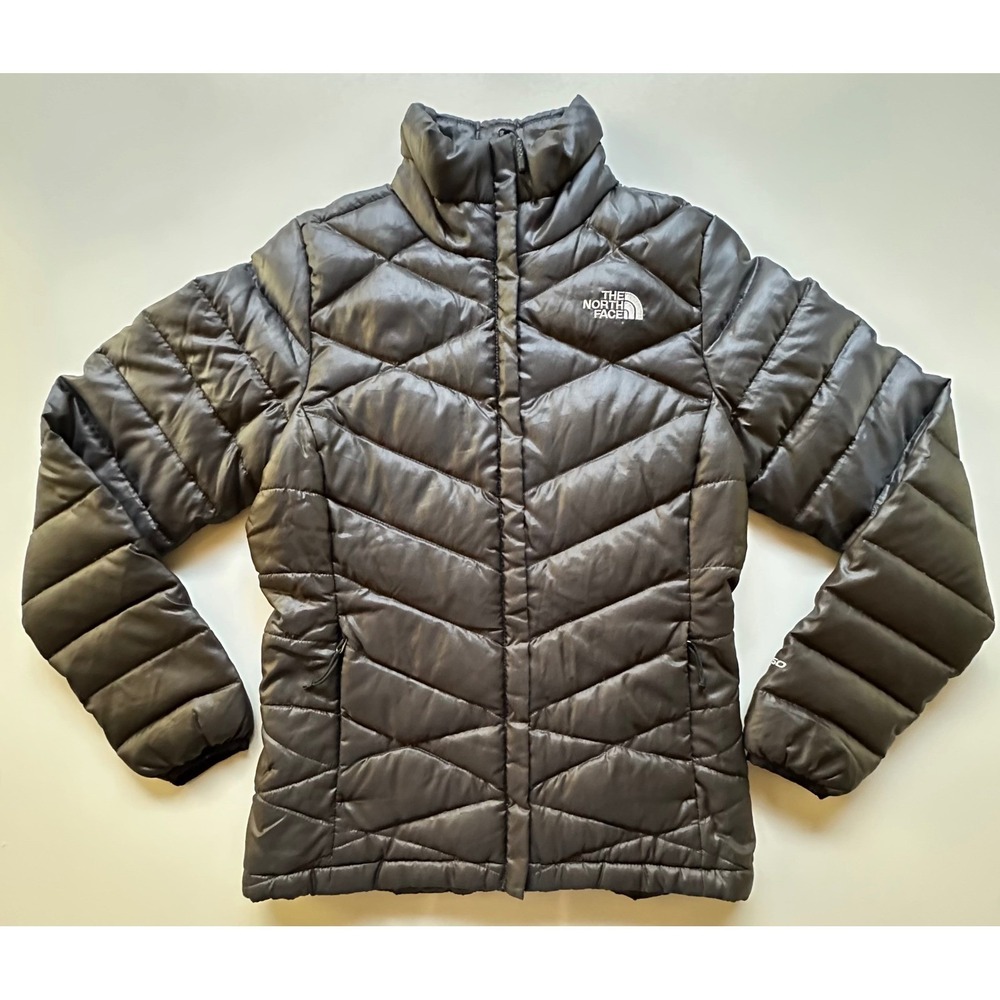 The North Face Puffer Jacket Gray 550 Down‎ Filled Winter Ski Coat Womens XS
